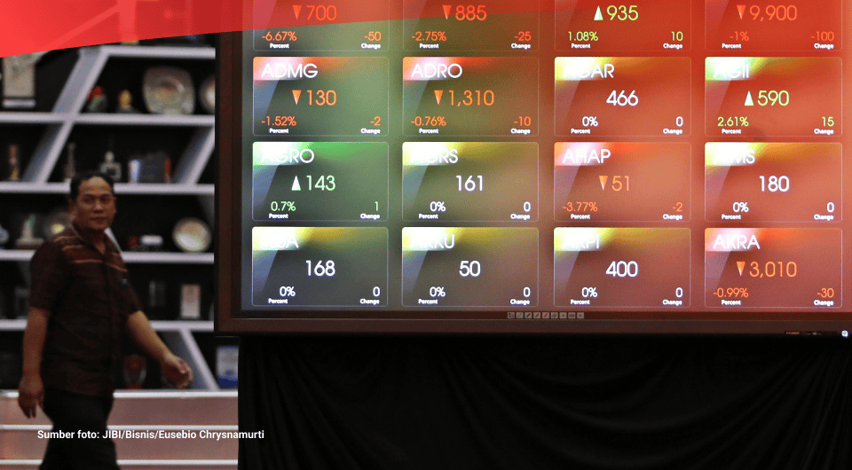 Data Penutupan Indeks Bisnis-27 Hari Ini (2 Januari 2024)