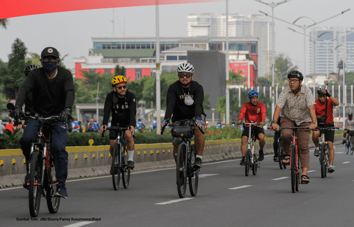 Car free day (CFD) atau hari bebas kendaraan bermotor (HBKB) akan kembali digelar pada Minggu (17/11), di sejumlah wilayah Jabodetabek. (Sumber foto: JIBI/Bisnis/Fanny Kusumawardhani)