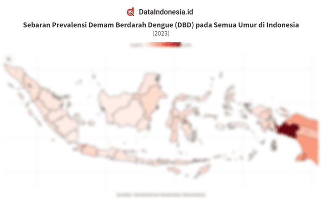 Data Sebaran Prevalensi DBD di Indonesia pada 2023