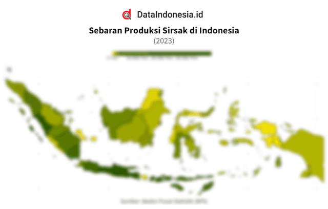 Data Sebaran Produksi Sirsak di Indonesia pada 2023