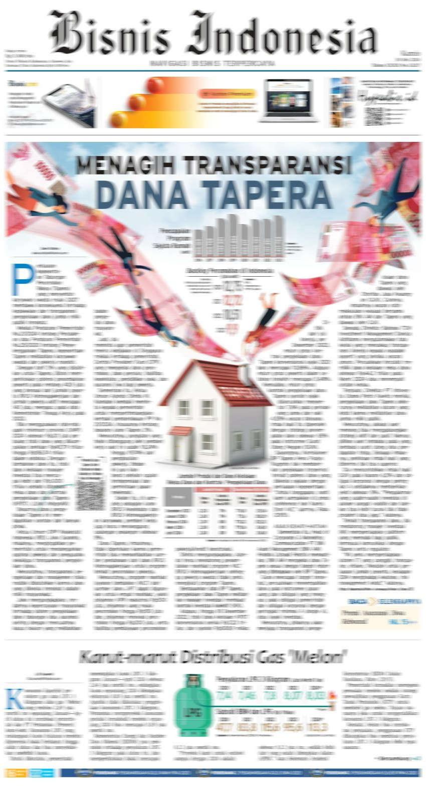 Daftar Judul Berita Koran Bisnis Indonesia Edisi 30 Mei 2024