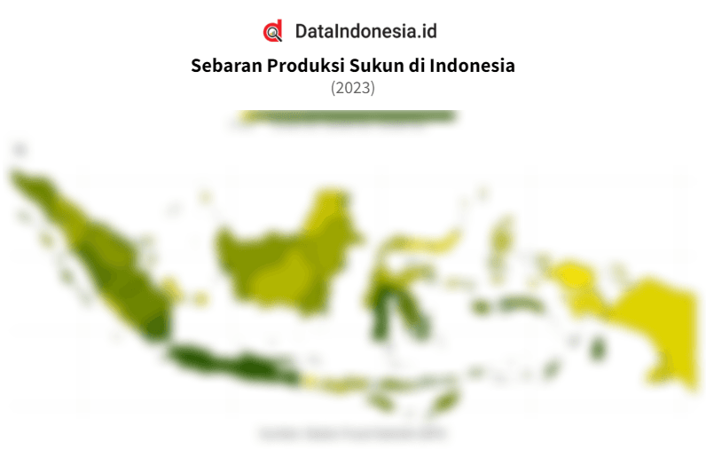 Data Sebaran Produksi Sukun di Indonesia pada 2023