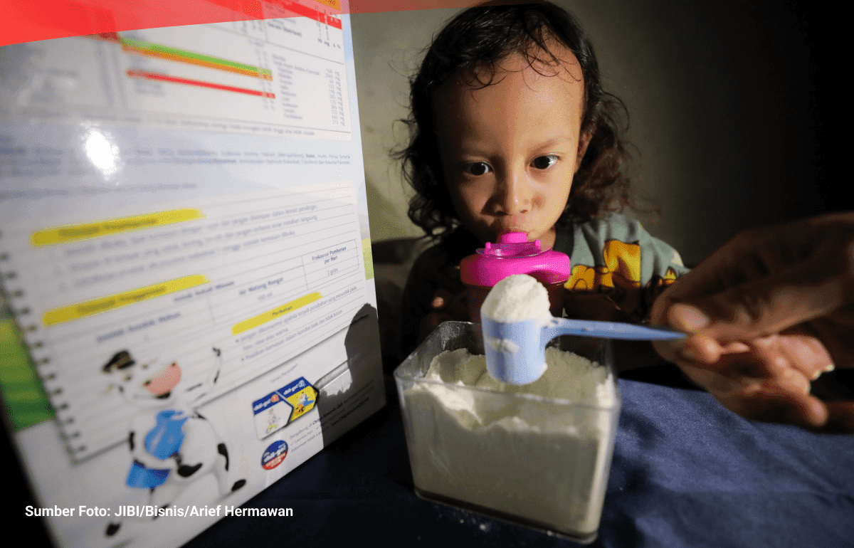 Pemerintah melarang diskon dan iklan susu formula bayi./ (Sumber Foto Ilustrasi: JIBI/Bisnis/Arief Hermawan)