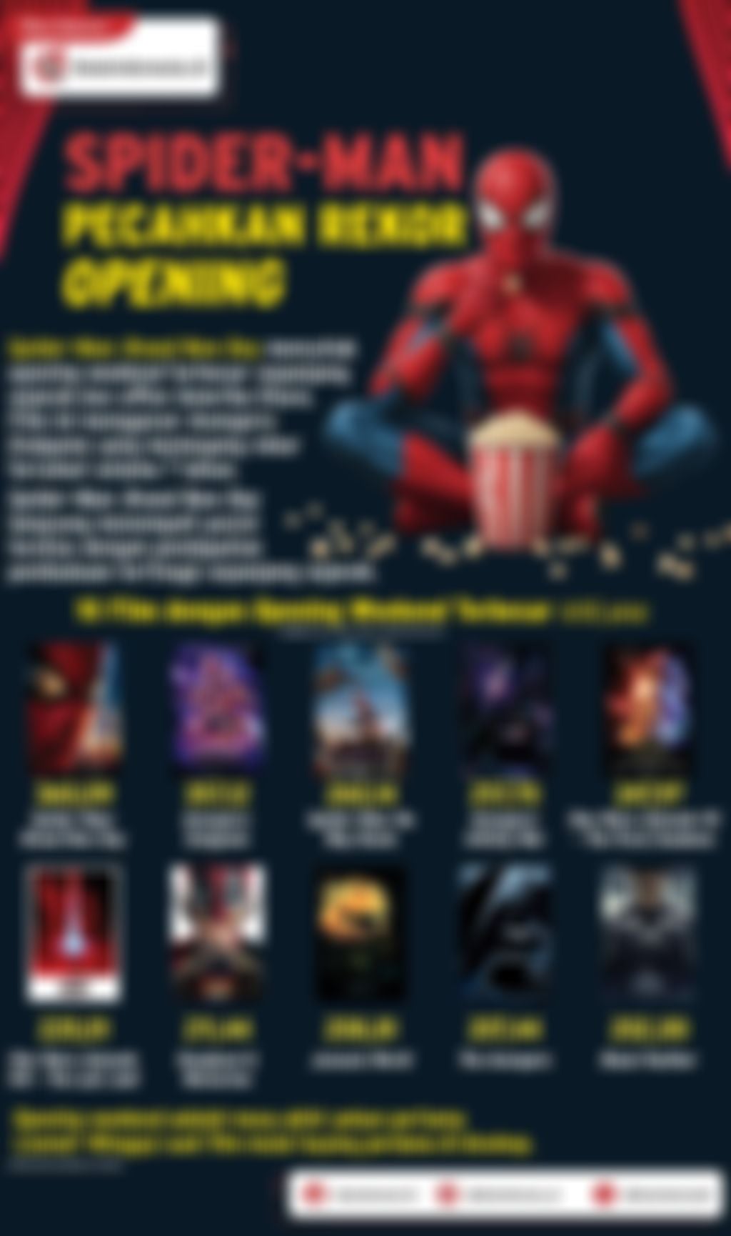 Infografik: Spider-Man Pecahkan Rekor Opening