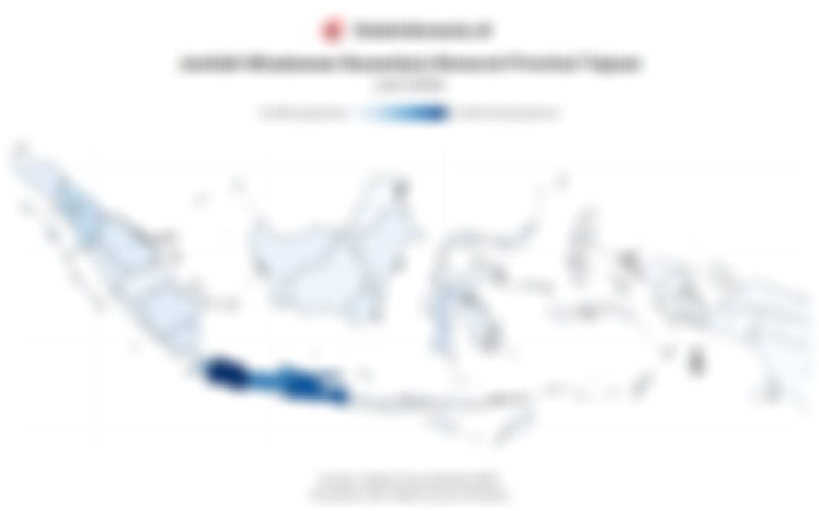 Provinsi Tujuan Wisatawan Nusantara Terbanyak pada Juli 2026, Jawa Barat Teratas