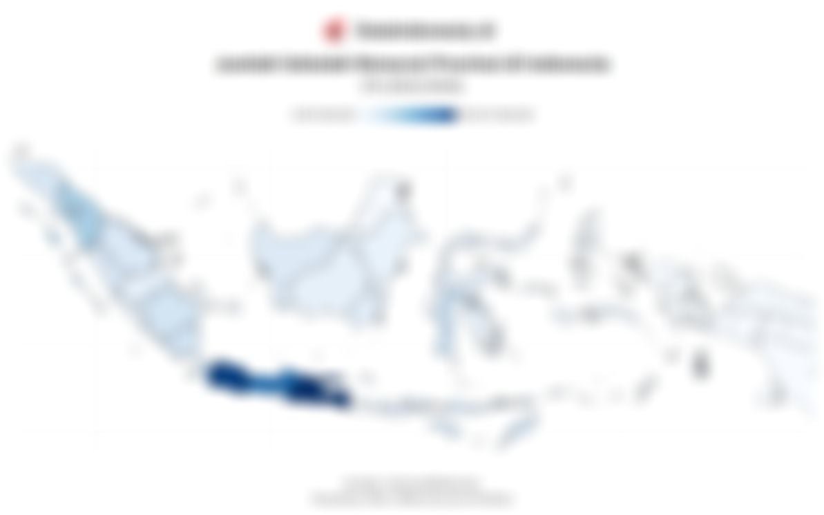 Provinsi dengan Jumlah Sekolah Terbanyak di Indonesia pada TA 2025/2026, Jawa Timur Teratas