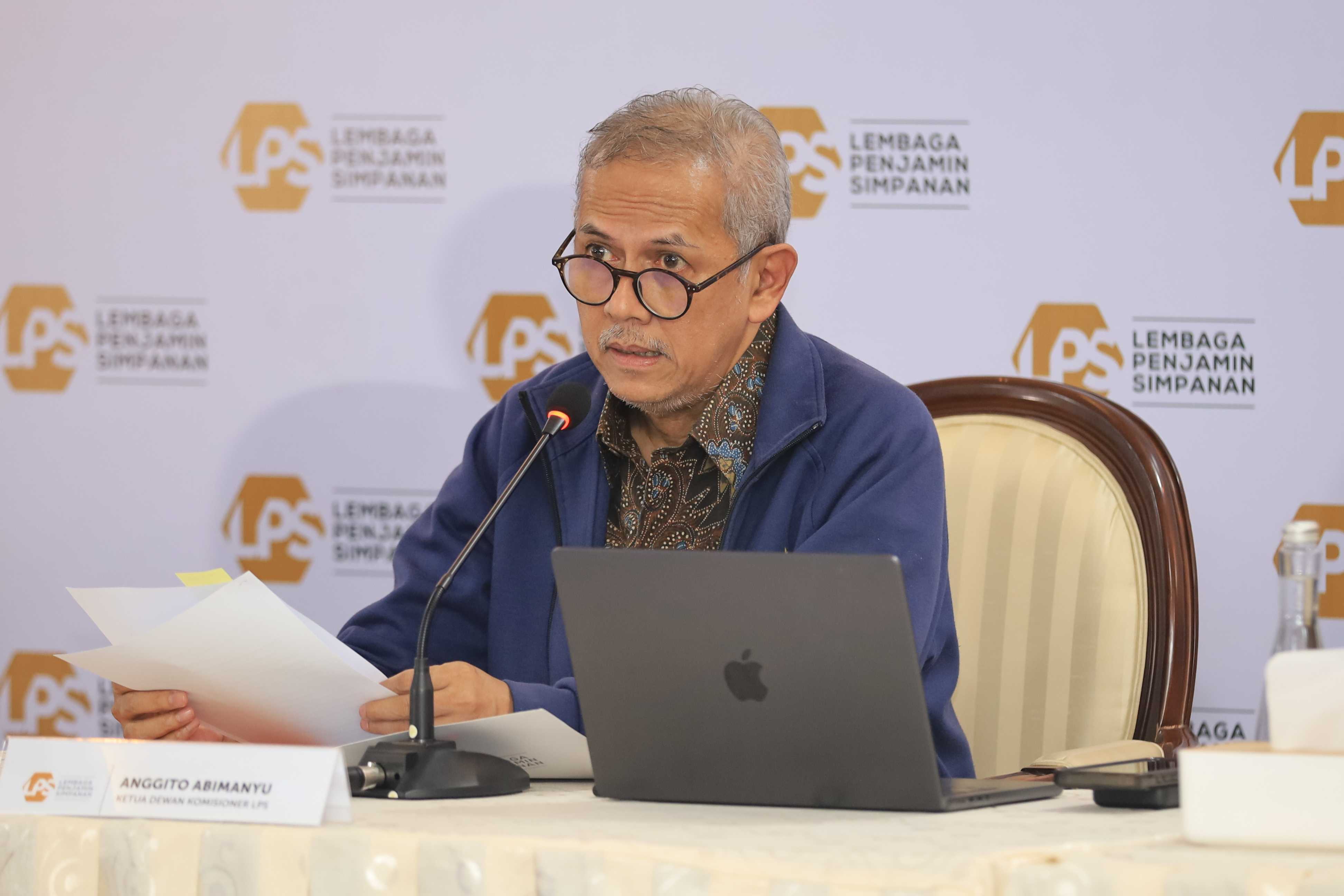 Ketua Dewan Komisioner Lembaga Penjamin Simpanan Anggito Abimanyu (Sumber Foto: Dok LPS)