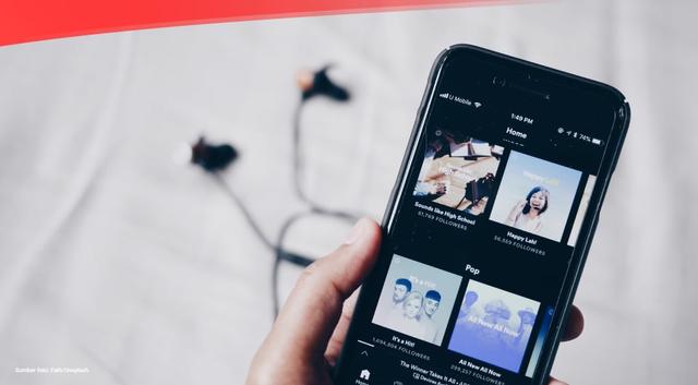 Pengguna Spotify di Dunia Capai 551 Juta pada Kuartal II/2023