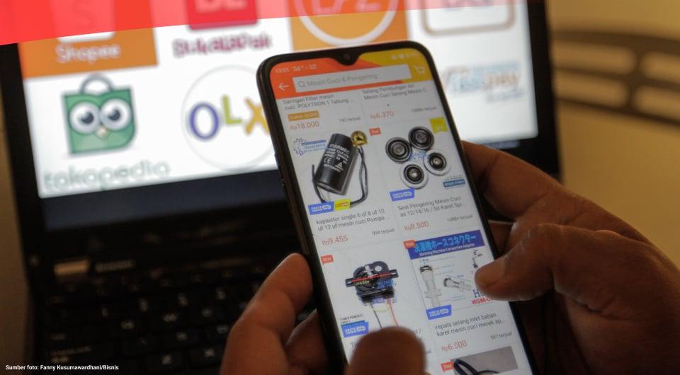 Estimasi Pengeluaran Belanja Online di Indonesia Menurut Kategori Barang pada 2023