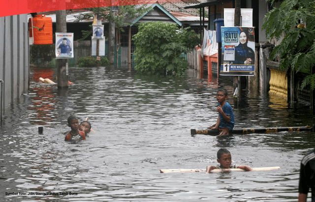 Data Infrastruktur yang Berpotensi Terdampak Banjir pada Maret 2024