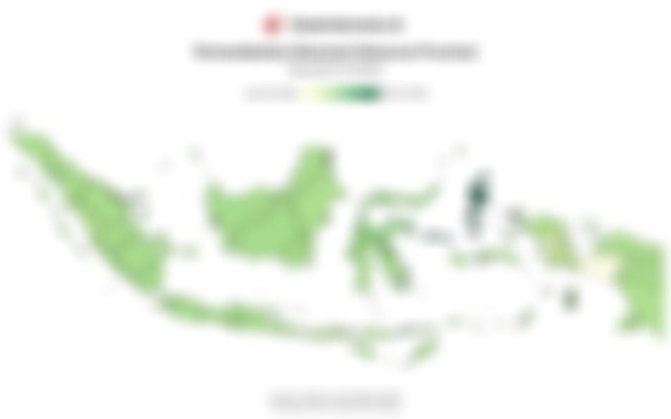 Data Pertumbuhan Ekonomi di 38 Provinsi Indonesia pada Kuartal III/2025, Maluku Utara Teratas