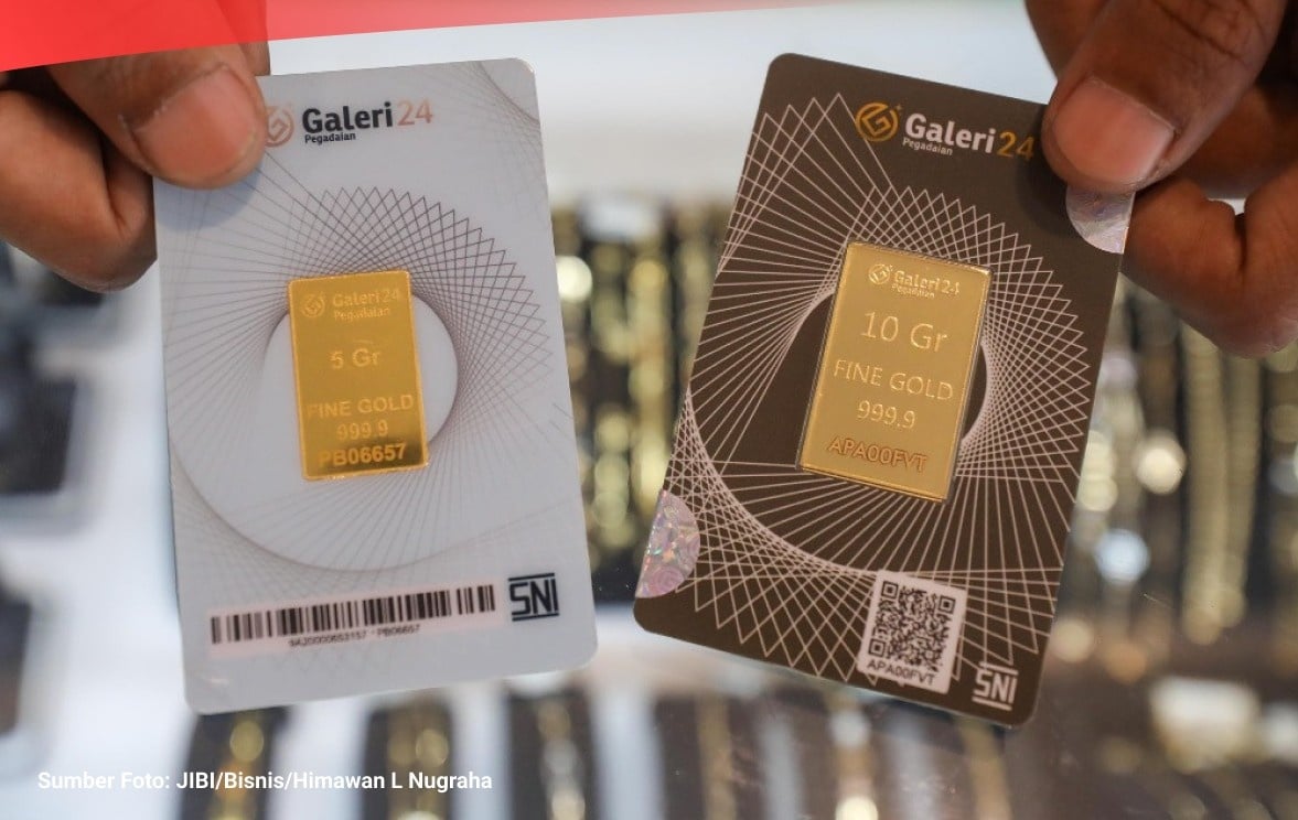 Harga Emas Pegadaian Hari Ini Senin 16 Maret 2026, Terpantau Stabil