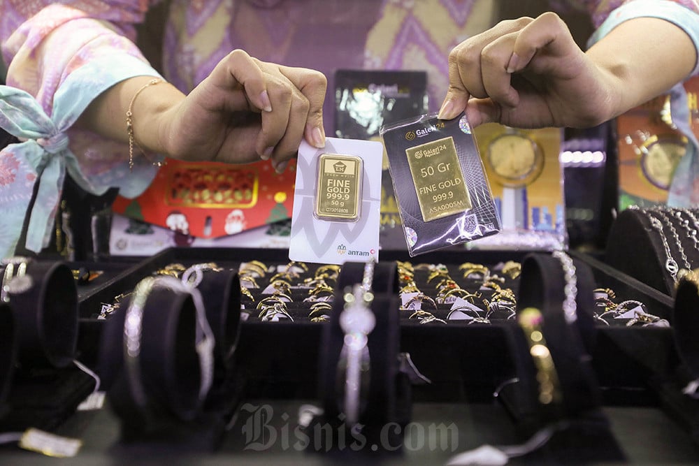 Grafik Harga Emas Antam Hari Ini./(Sumber foto : Jibi/Bisnis.com)