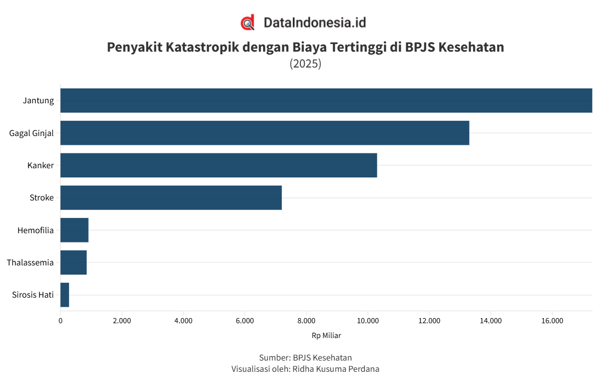 7 Penyakit Katastropik Penyerap Anggaran BPJS Kesehatan Terbesar pada 2025, Jantung Teratas