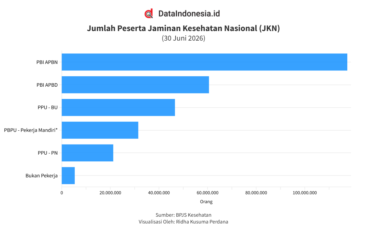 Jumlah Peserta JKN Turun Jadi 282,69 Juta pada Juni 2026, Ini Rinciannya